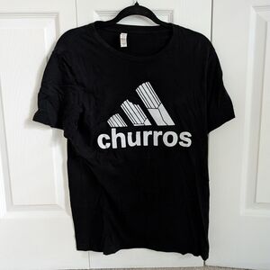 Black Churros Graphic T-Shirt